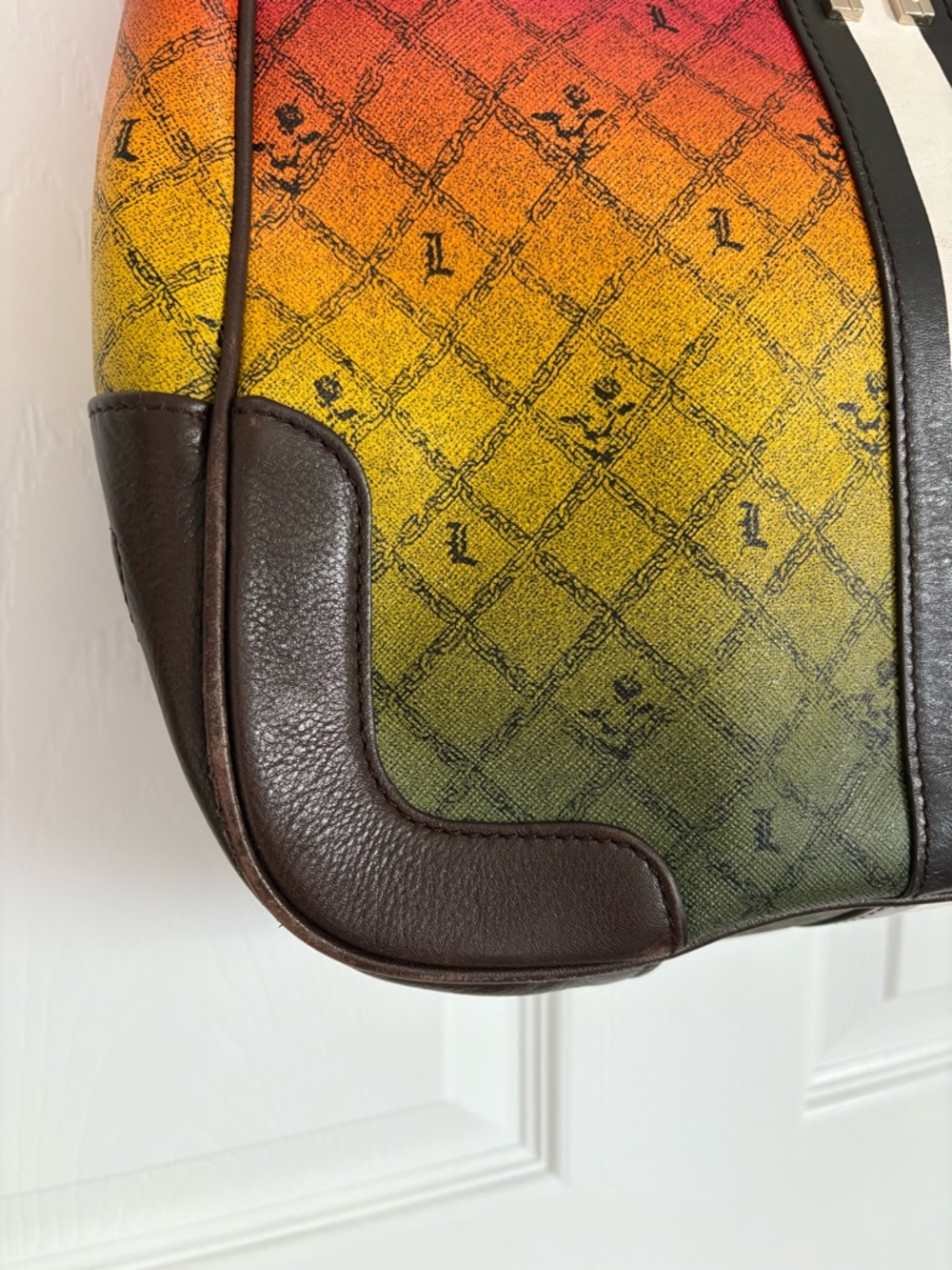 L.A.M.B. By Gwen Stefani Rasta Commodore Hobo Handbag - Picture 11 of 12